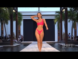 lil and emm bikini fashion show with supermodel kara del toro big tits big ass natural tits