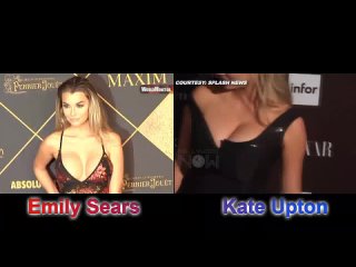 girl vs. girl - emily sears vs kate upton (australia - usa) big tits big ass natural tits milf